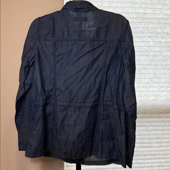 Talbots Dark Blue Utility Jacket for Women - Picture 3 of 4